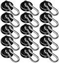 DIYMAG Black Magnetic Hooks, 110LBS Heavy Duty Neodymium Magnetics by DIYMAG