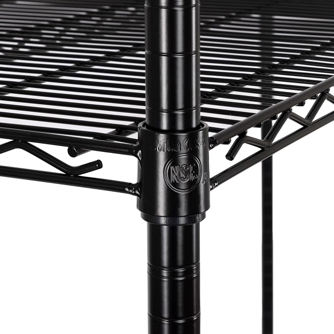 Seville Classics UltraDurable Heavy Duty NSF Solid Steel Wire Rack Storage Unit - Image 7