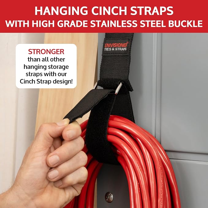 Heavy Duty Hanging Storage Cinch Straps - Image 3