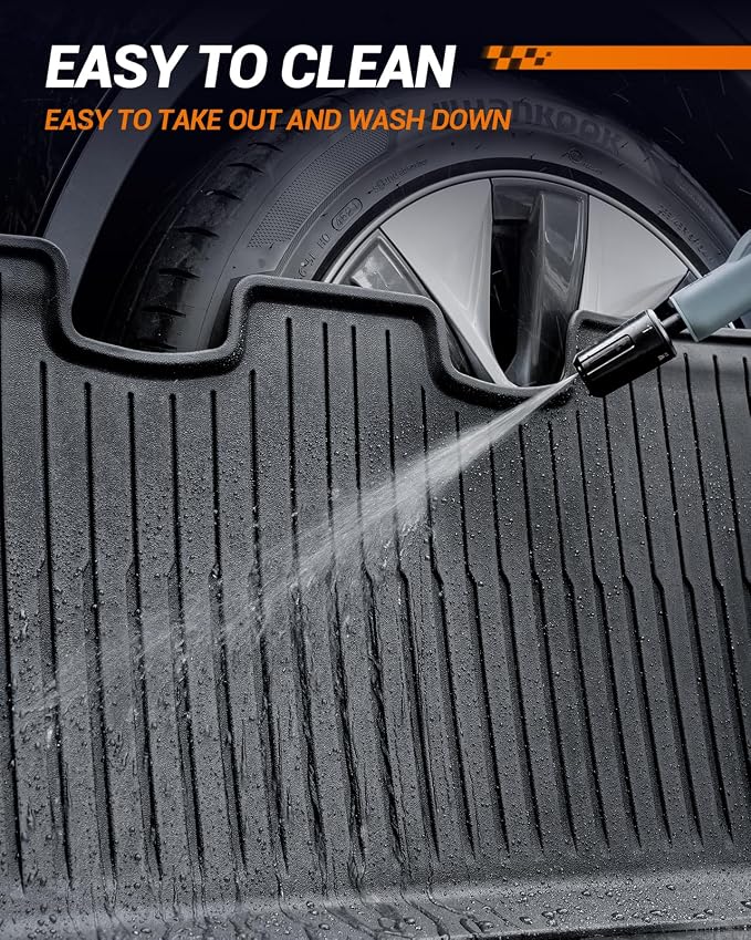SEALIGHT Floor Mats for Tesla Model y 5-seat 2020-2024, Car Mats All Weather - Image 8