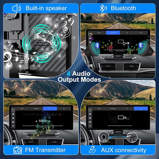 Carplay Screen for Car, 10.26" HD Car Stereo for Apple Carplay & Android Auto - Image 6