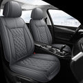 Pariitadin Leather Car Seat Covers Full Set, Waterproof Breathable Faux Leather by Pariitadin