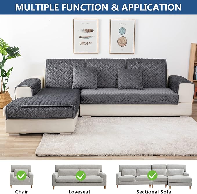 Eismodra Throw Pillows, Couch Cover, Sofa Cover, Sectional Couch Covers - Image 2