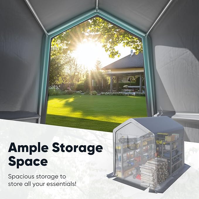 Quictent Heavy Duty 6x8FT Carport Shelter - Image 3