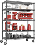 IZEUK Garage Shelving Wide Storage Shelves 5 Tier Metal Shelves Heavy Duty by Unknown
