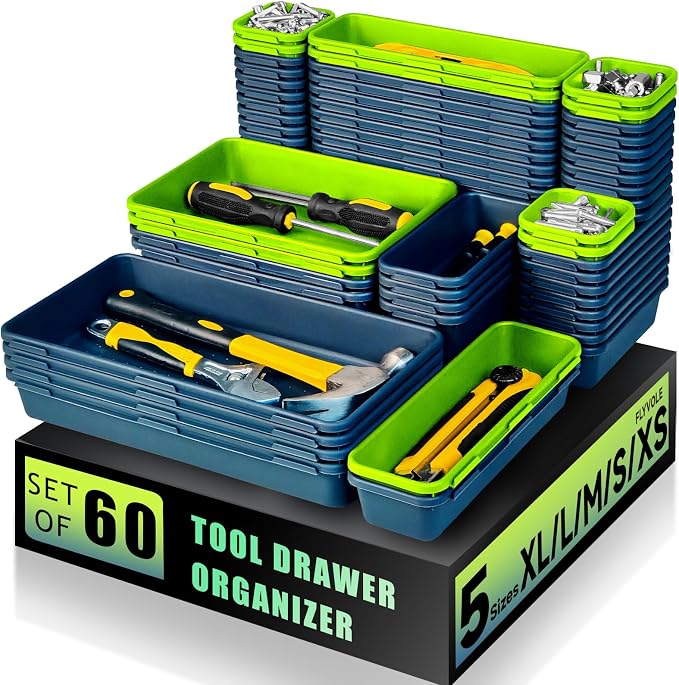 Tool Box Organizer Tray, Toolbox Desk Drawer Organizer, Tool Box Tray, Toolbox by FLYVOLE