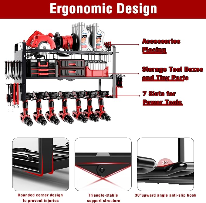 Power Tool Organizer Wall Mount - Image 5
