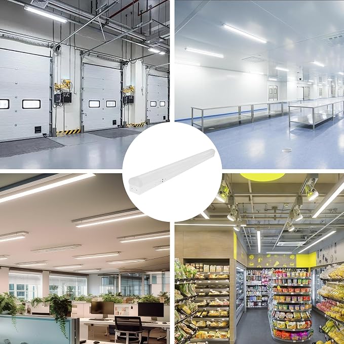 8FT LED Linear Strip Light Fixture, 8 Foot LED Shop Lights 64/75/90W - Image 5
