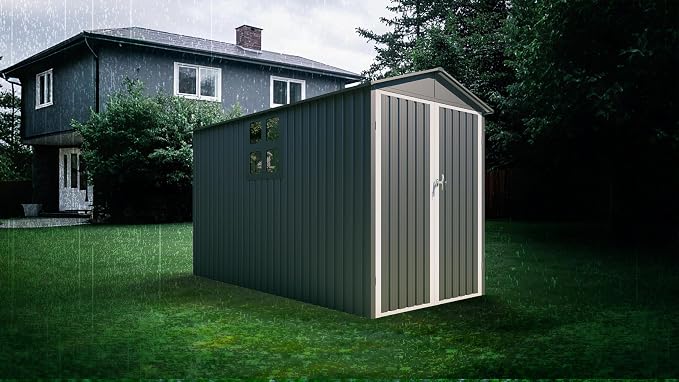Motorcycle Steel Storage Shed - Image 5