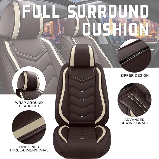 Car Seat Covers for Chrysler Pacifica 2004-2025, Stylish Sport Seat Cover - Image 2