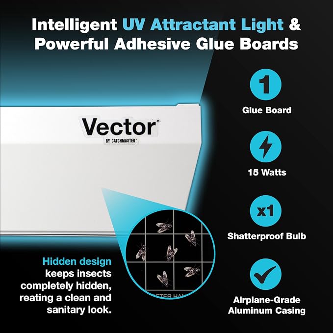 Catchmaster Vector Optima Light Trap, UV Light Fly Traps - Image 5