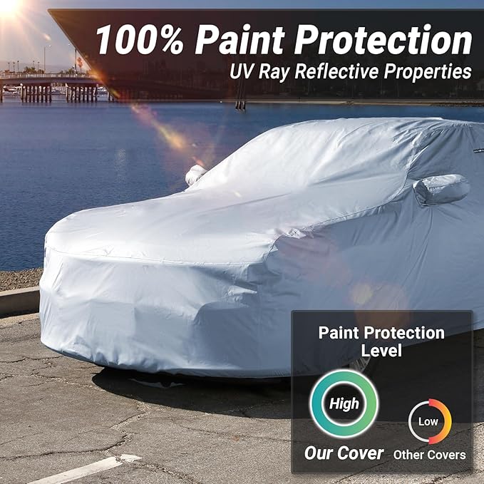 iCarCover Premium Car Cover for 2005-2010 Buick Allure Heavy Duty Waterproof - Image 3