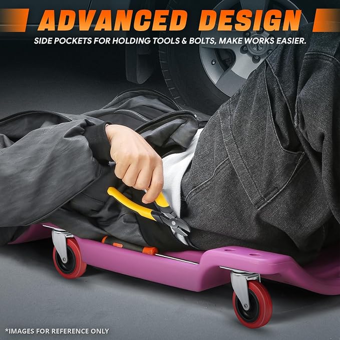 DNA MOTORING 36" L X 17" W x 4.25" H Vehicle Repair Low Profile Automotive - Image 4