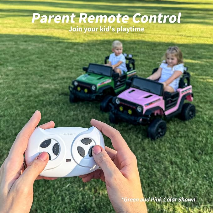 12V Kids Ride on Car Truck, Kids Electric Vehicles Car Ride on Toy w/Remote - Image 3