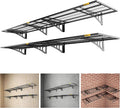 1.64x4ft Adjustable Rail Wall Garage Storage Shelf, by Unknown