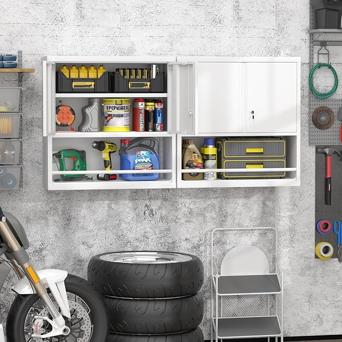 GREATMEET Locking Metal Garage Storage Cabinet - Image 5
