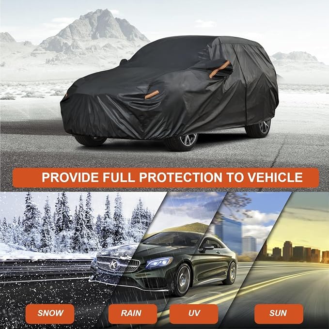 Kayme 7 Layers SUV Car Cover Custom Fit - Image 7