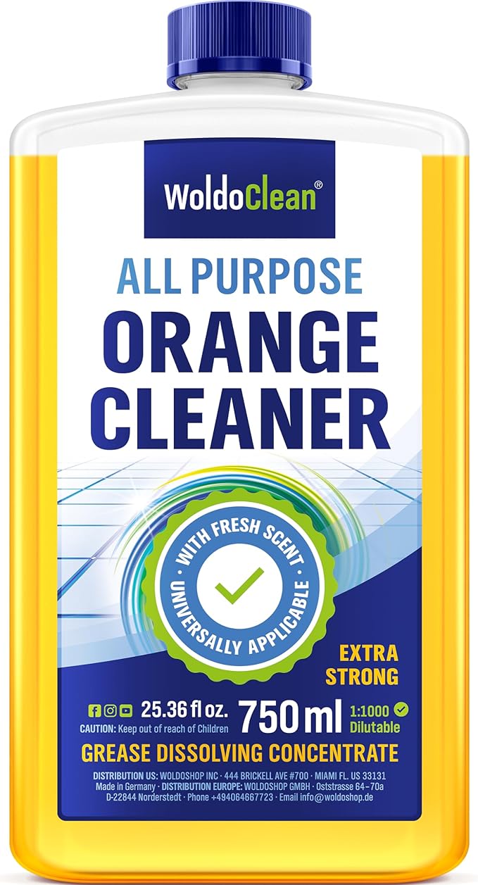 Orange Oil Cleaner Concentrated 25.36 fl oz by WoldoClean