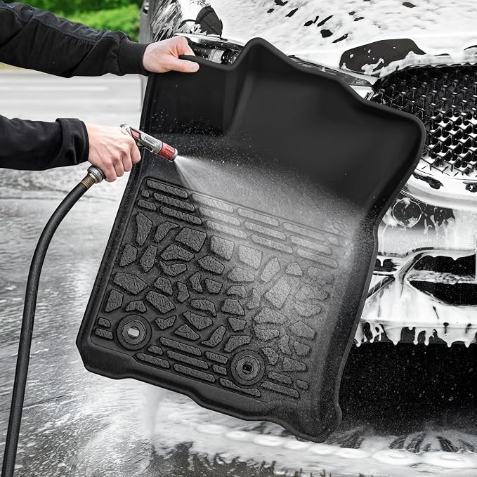 AUTOSAVER88 Floor Mats Fit for Toyota Tacoma Double Cab 2023-2018, Custom Fit - Image 7