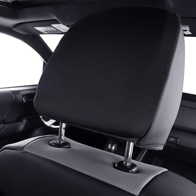LUCKYMAN CLUB 2 Front Tacoma Seat Covers Custom Fit 2016-2023 Tacoma Crew Cab - Image 4