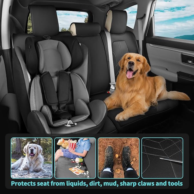 for Honda CRV Seat Covers Custom Fit 2017-2022 EXL EX LX Sport, Hybrid - Image 8