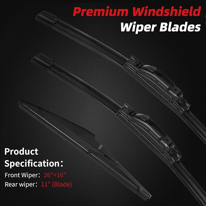 OTUAYAUTO Premium Windshield Wiper Blades - Image 2