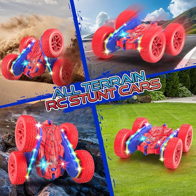 Remote Control Car Spider Rc Cars New Upgraded Strip Lights and Headlights Car - Image 5