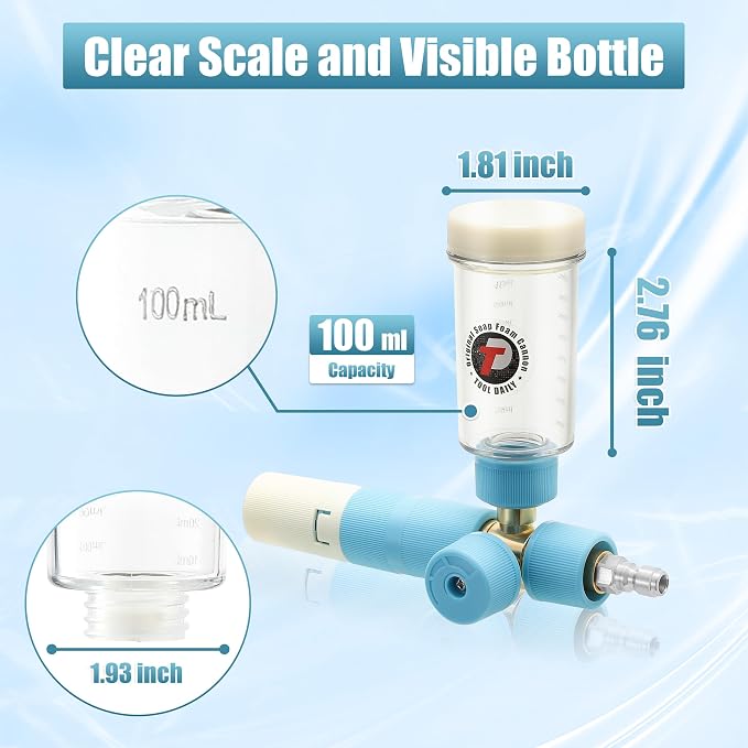 Tool Daily Foam Cannon with Dual Connector Accessory, Original Soap Cannon - Image 6