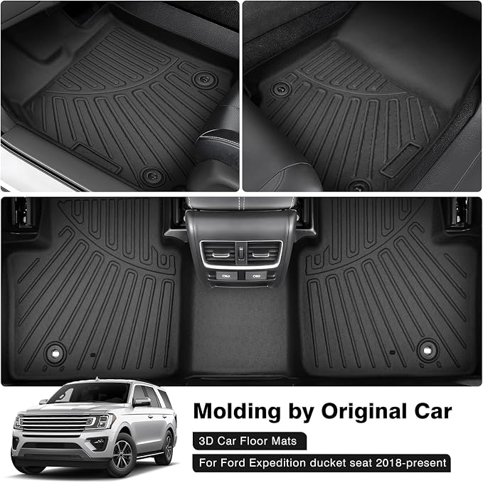 Powerty Floor Mats for 2018-2024 Ford Expedition - Image 2
