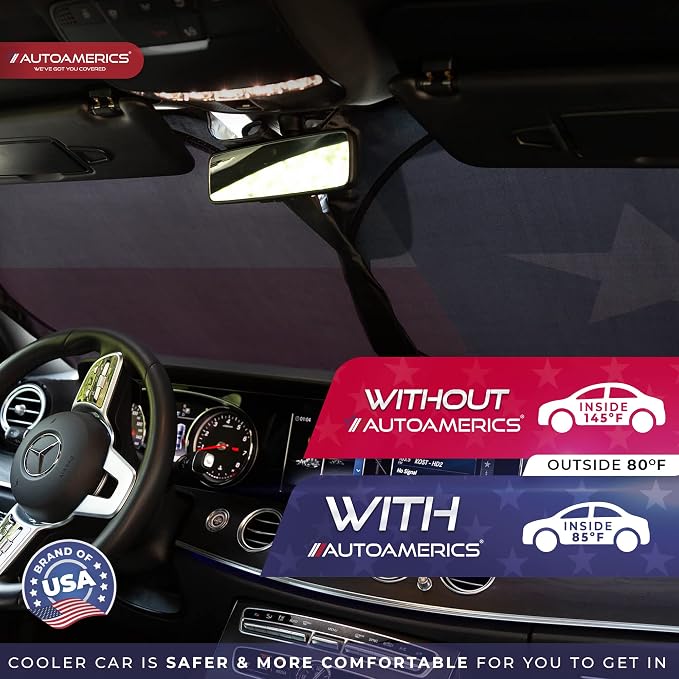 Autoamerics Truck Windshield Sun Shade - Image 6