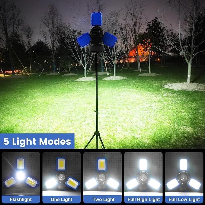 4000LM Rechargeable LED Work Light - Image 5