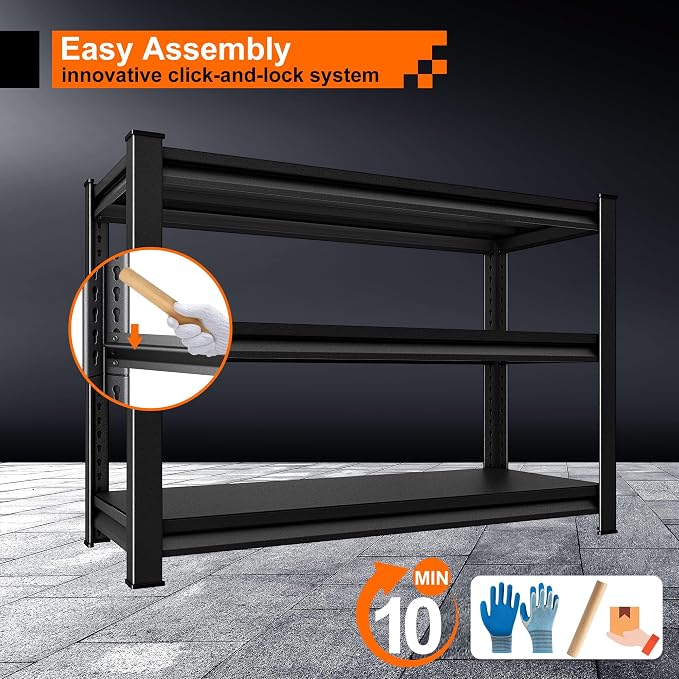 Garage Storage Shelves Heavy Duty, 48”W Shelving Units and Storage Rack - Image 5