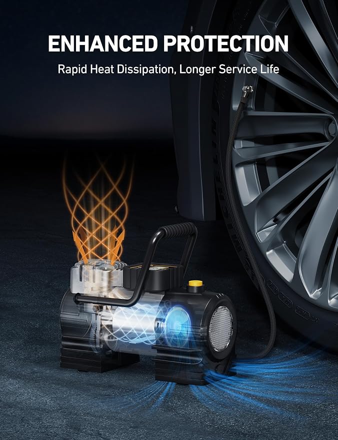 AstroAI Tire Inflator Portable Air Compressor Tire Pump - Image 8