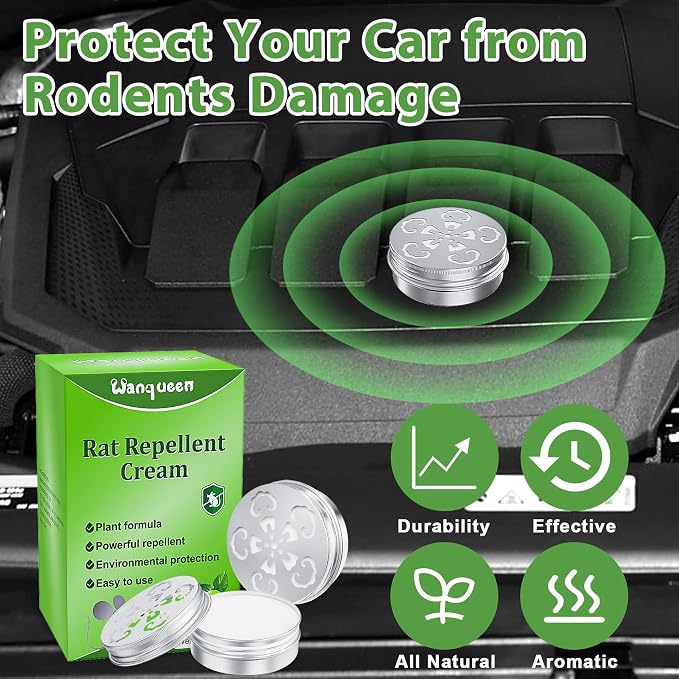6 Pack Mouse Repellent for Car Engines, Peppermint Oil to Repel Mice and Rats - Image 2