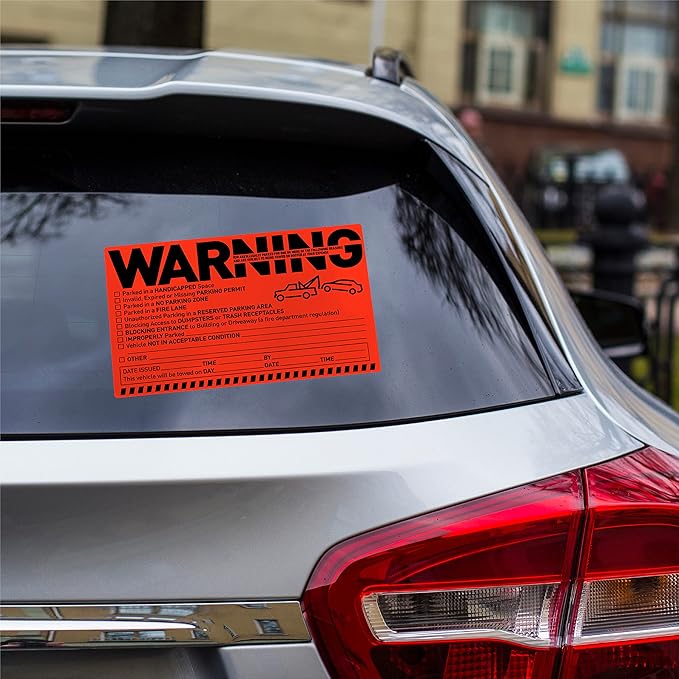 Easykart 500 Parking Violation Notice Stickers - Image 6