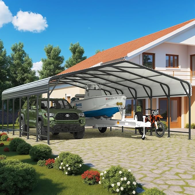 20x30 FT Metal Carport Canopy Heavy Duty by AirWire