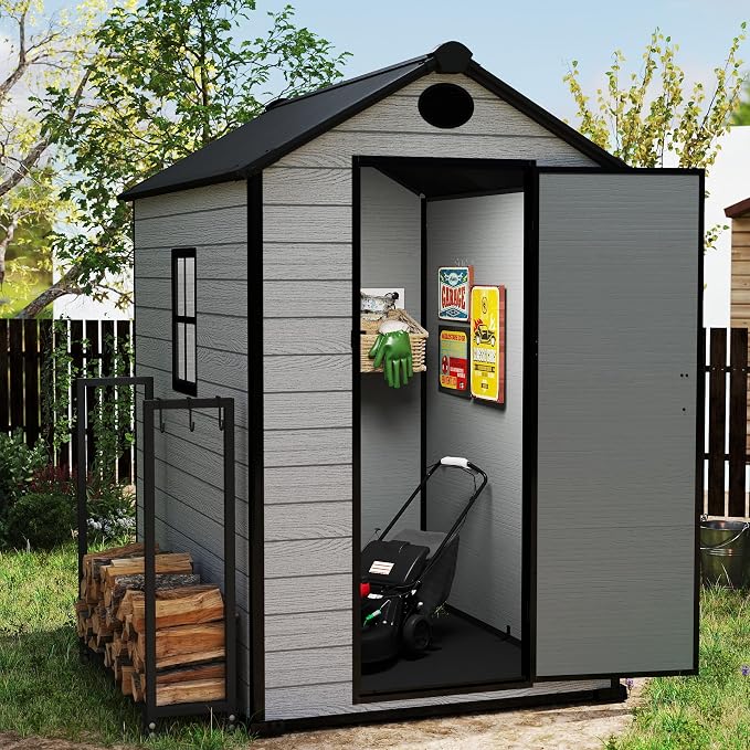 4 x 6 FT Shed Resin Outdoor Storage - Image 8