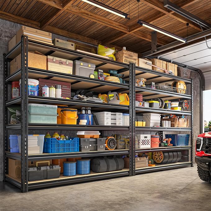 55" W Storage Shelves, 3060LBS Garage Shelving Heavy Duty, 6-Tier Heavy Duty - Image 5