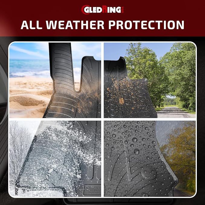 GledringUSA Custom Fit All-Weather Rubber Floor Mats - Image 4