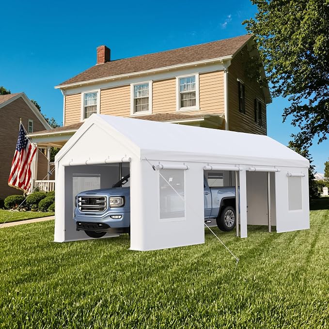 13x25ft Carport, Heavy Duty Carport - Image 2