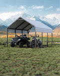 13'x16'x11' Metal Carport, Steel Heavy Duty Car Ports by GarveeLife