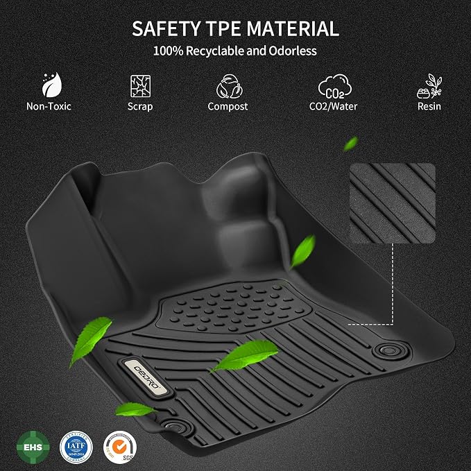 OEDRO Floor Mats Fit for 2018-2024 GMC Terrain & 2018-2024 Chevy Equinox - Image 3