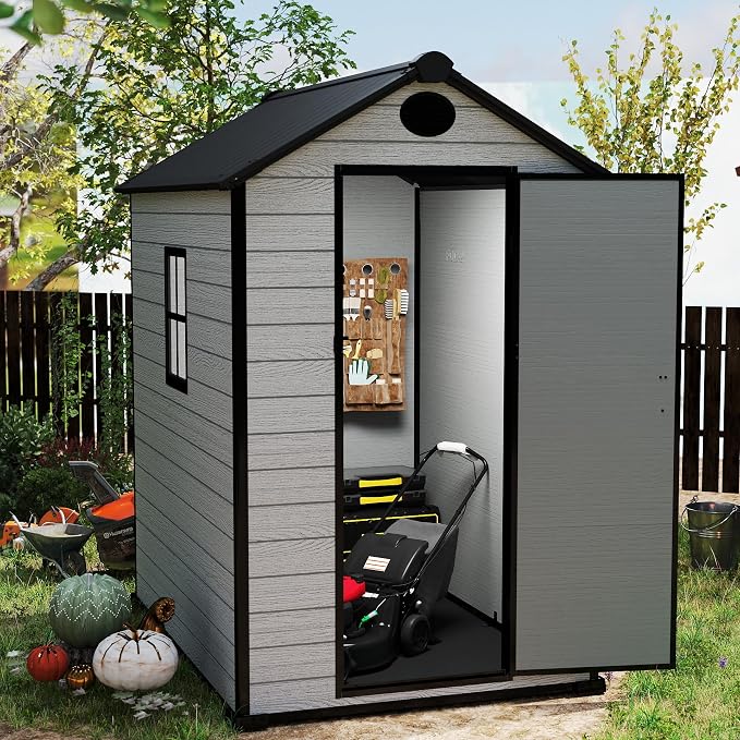 4 x 6 FT Shed Resin Outdoor Storage - Image 2