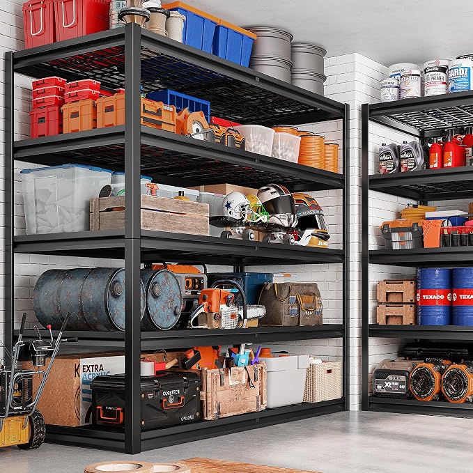 REIBII 78" H Garage Shelving Heavy Duty Load 3000LBS, Adjustable Storage Shelves - Image 6