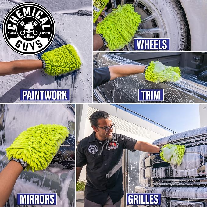Chemical Guys MIC49302 Chenille Premium Scratch-Free Microfiber Wash Mitt - Image 8