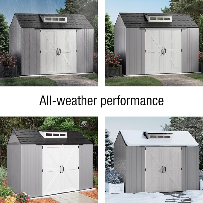 Rubbermaid Extra Large Resin Outdoor Storage Shed - Image 3