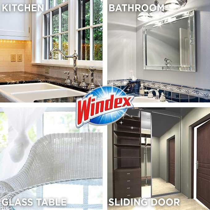 Windex Wipes Glass Cleaning Ammonia Free, Pre-Moistened Wipes - Image 5