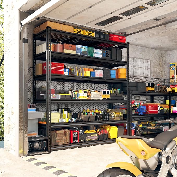 REIBII 3300LBS Garage Shelving 48" W Storage Shelves 6 Tier Garage Shelving - Image 3