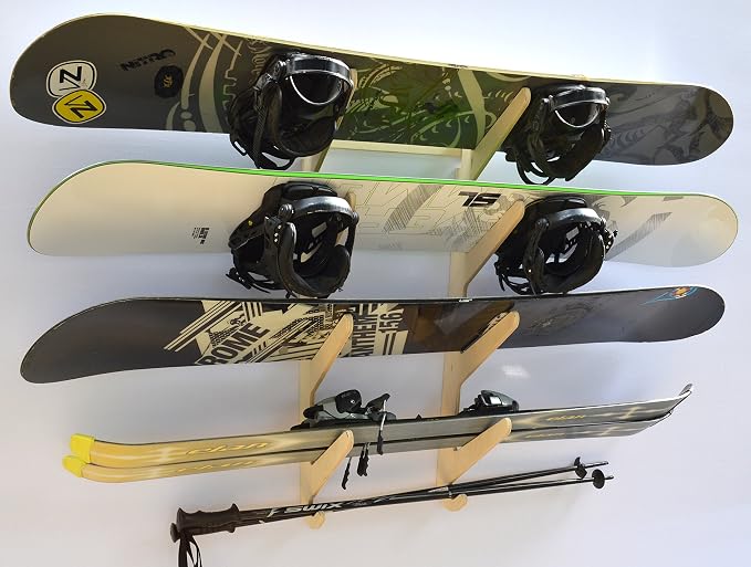 The Lifty Snowboard Wall Rack by Pro+Board+Racks