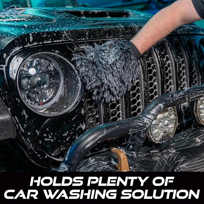 VIKING Car Wash Mitt, Microfiber - Image 4